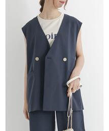 Te chichi TERRASSE | メタルボタンジレ【セットアップ可】(ベスト)