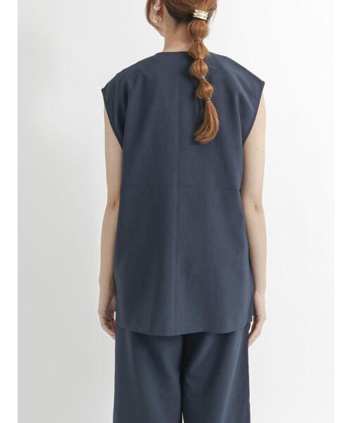 Te chichi TERRASSE（テチチテラス）の「メタルボタンジレ【セットアップ可】（ベスト・レディース・ネイビー/オリーブ/モカ・ﾌﾘ-）」の17枚目の写真