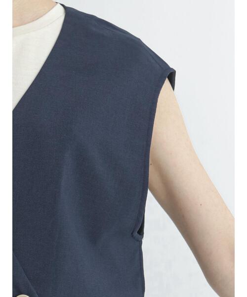 Te chichi TERRASSE（テチチテラス）の「メタルボタンジレ【セットアップ可】（ベスト・レディース・ネイビー/オリーブ/モカ・ﾌﾘ-）」の20枚目の写真