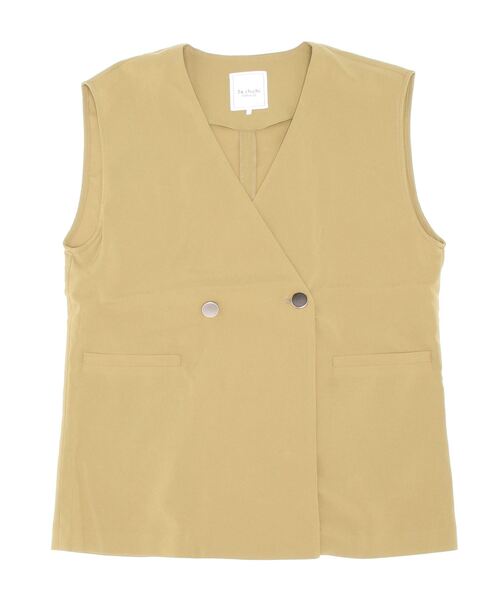 Te chichi TERRASSE（テチチテラス）の「メタルボタンジレ【セットアップ可】（ベスト・レディース・ネイビー/オリーブ/モカ・ﾌﾘ-）」の7枚目の写真