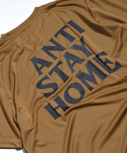 Satellite(サテライト)の「【SATELLITE(サテライト)】CRUISER TEE HOME / ワイドシルエット / 吸汗速乾/ ドライフィット(Tシャツ/カットソー・メンズ・チャコールグレー/ブラック/ブラウン系その他・M/L)」の3枚目の写真