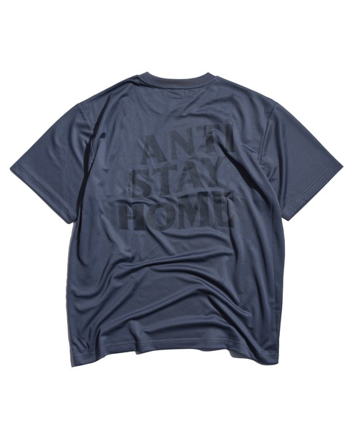 Satellite(サテライト)の「【SATELLITE(サテライト)】CRUISER TEE HOME / ワイドシルエット / 吸汗速乾/ ドライフィット(Tシャツ/カットソー・メンズ・チャコールグレー/ブラック/ブラウン系その他・M/L)」の2枚目の写真