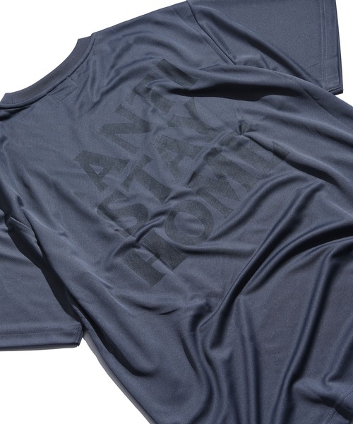 Satellite(サテライト)の「【SATELLITE(サテライト)】CRUISER TEE HOME / ワイドシルエット / 吸汗速乾/ ドライフィット(Tシャツ/カットソー・メンズ・チャコールグレー/ブラック/ブラウン系その他・M/L)」の5枚目の写真