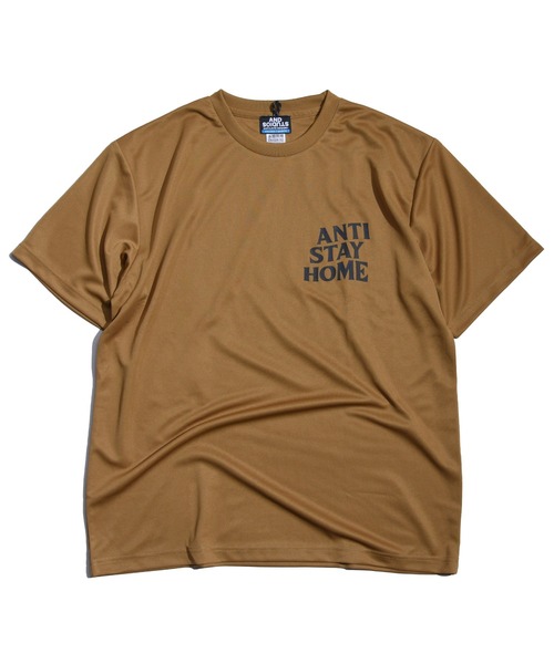 Satellite(サテライト)の「【SATELLITE(サテライト)】CRUISER TEE HOME / ワイドシルエット / 吸汗速乾/ ドライフィット(Tシャツ/カットソー・メンズ・チャコールグレー/ブラック/ブラウン系その他・M/L)」の6枚目の写真