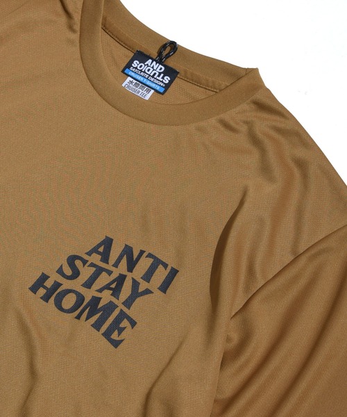 Satellite(サテライト)の「【SATELLITE(サテライト)】CRUISER TEE HOME / ワイドシルエット / 吸汗速乾/ ドライフィット(Tシャツ/カットソー・メンズ・チャコールグレー/ブラック/ブラウン系その他・M/L)」の7枚目の写真