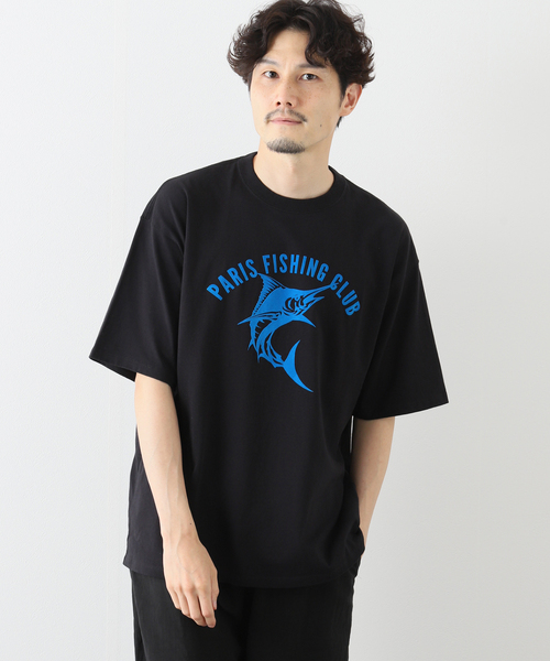417 EDIFICE(フォーワンセブンエディフィス)の「フロッキー Tシャツ(Tシャツ/カットソー・メンズ・ホワイト/ブラック/レッド/グリーン/ホワイト系その他/ブラック系その他・MEDIUM/LARGE)」の4枚目の写真