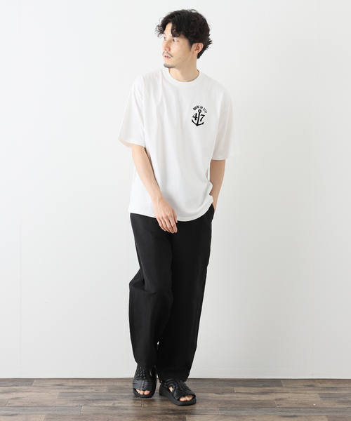 417 EDIFICE(フォーワンセブンエディフィス)の「フロッキー Tシャツ(Tシャツ/カットソー・メンズ・ホワイト/ブラック/レッド/グリーン/ホワイト系その他/ブラック系その他・MEDIUM/LARGE)」の9枚目の写真