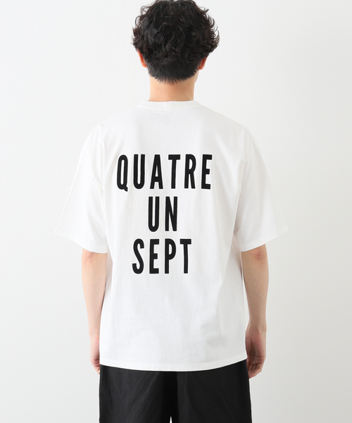 417 EDIFICE(フォーワンセブンエディフィス)の「フロッキー Tシャツ(Tシャツ/カットソー・メンズ・ホワイト/ブラック/レッド/グリーン/ホワイト系その他/ブラック系その他・MEDIUM/LARGE)」の7枚目の写真