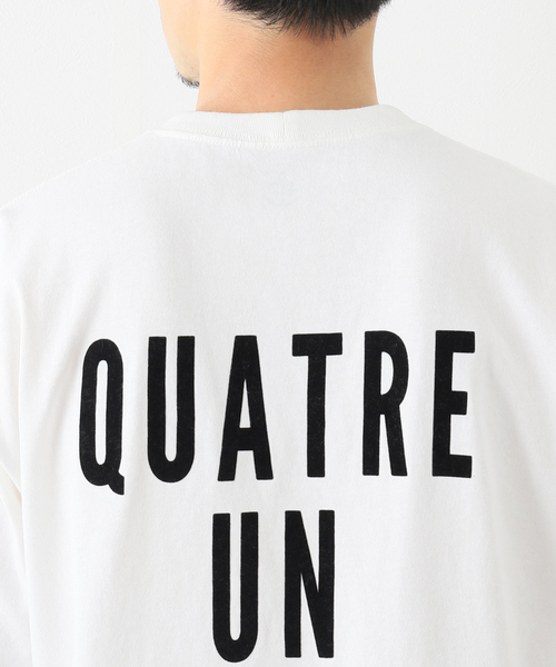 417 EDIFICE(フォーワンセブンエディフィス)の「フロッキー Tシャツ(Tシャツ/カットソー・メンズ・ホワイト/ブラック/レッド/グリーン/ホワイト系その他/ブラック系その他・MEDIUM/LARGE)」の22枚目の写真