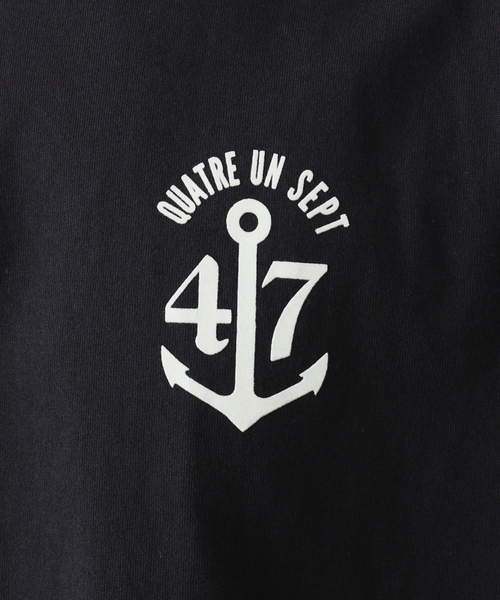 417 EDIFICE(フォーワンセブンエディフィス)の「フロッキー Tシャツ(Tシャツ/カットソー・メンズ・ホワイト/ブラック/レッド/グリーン/ホワイト系その他/ブラック系その他・MEDIUM/LARGE)」の14枚目の写真