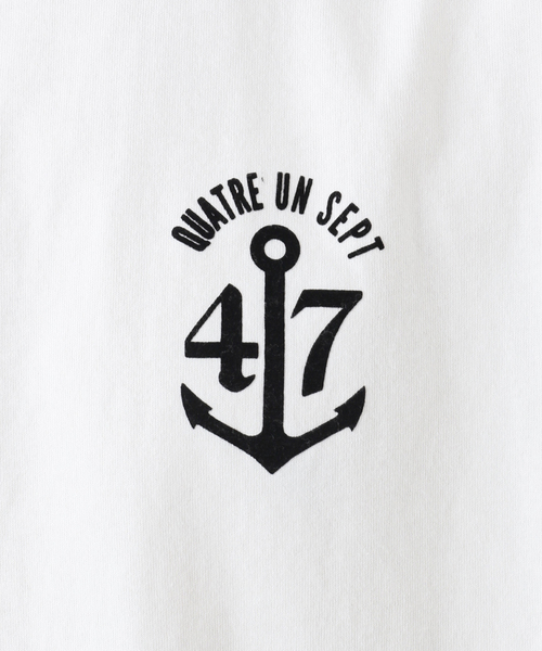 417 EDIFICE(フォーワンセブンエディフィス)の「フロッキー Tシャツ(Tシャツ/カットソー・メンズ・ホワイト/ブラック/レッド/グリーン/ホワイト系その他/ブラック系その他・MEDIUM/LARGE)」の20枚目の写真