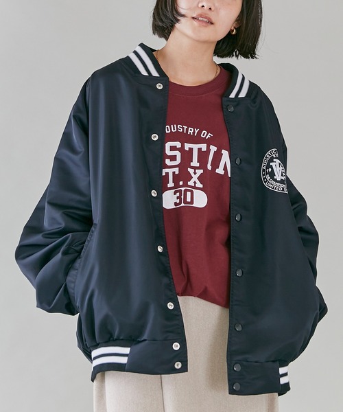 BUTWIN(バトウィン)の「BUTWIN/ナイロンスタジャン(ナイロンジャケット・メンズ・ベージュ/グリーン/ブラック・M/L)」の4枚目の写真