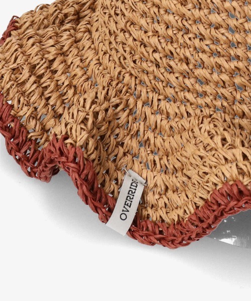 OVERRIDE（オーバーライド）の「OVERRIDE PAPER KOMA FRILL HAT（ハット・レディース・ベージュ/ブラウン・M/57.5cm）」の10枚目の写真