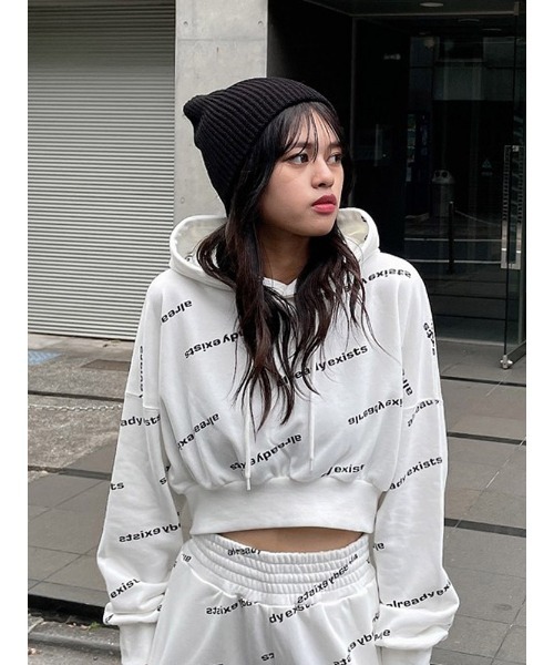 ENVYM（アンビー）の「ＢＡＳＩＣニットＣＡＰ（キャップ・レディース・ブラック/グレー・FREE）」の5枚目の写真