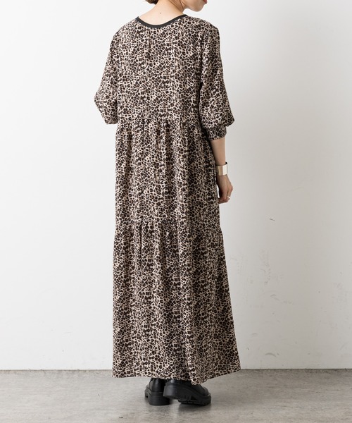 Omekashi（オメカシ）の「ティアードロングワンピース（ワンピース・レディース・ブラウン/ブラック・38/36/34）」の14枚目の写真