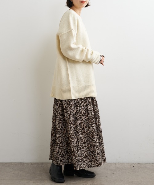 Omekashi（オメカシ）の「ティアードロングワンピース（ワンピース・レディース・ブラウン/ブラック・38/36/34）」の6枚目の写真