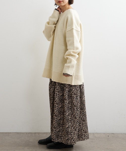 Omekashi（オメカシ）の「ティアードロングワンピース（ワンピース・レディース・ブラウン/ブラック・38/36/34）」の5枚目の写真