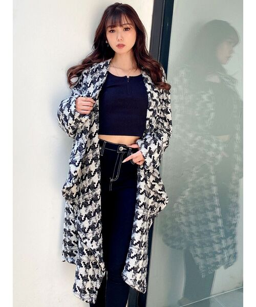 GYDA（ジェイダ）の「BIG COLLAR コート（その他アウター・レディース・その他1/ブラック・FREE）」の20枚目の写真