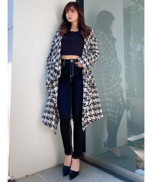 GYDA（ジェイダ）の「BIG COLLAR コート（その他アウター・レディース・その他1/ブラック・FREE）」の15枚目の写真