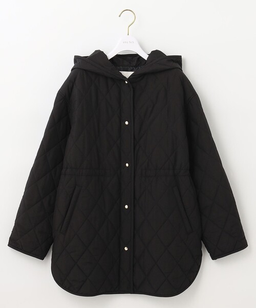 ANY SIS（エニィスィス）の「【撥水加工】フーディキルト アウター（その他アウター・レディース・ブラック系/アイボリー系・2/3/1）」の7枚目の写真