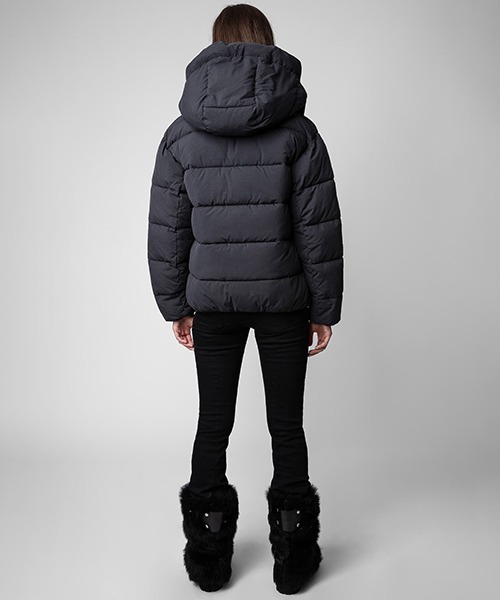 ZADIG&VOLTAIRE（ザディグ　エ　ヴォルテール）の「KORY NYLON（ダウンジャケット/コート・レディース・ブラック・XS/M）」の3枚目の写真