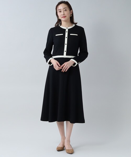 UNTITLED（アンタイトル）の「◇【1枚で決まる】ウールジャージ 配色