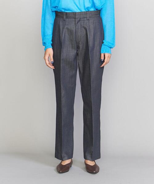 SERGE de bleu(サージ)の「<SERGE de bleu>クラシック トラウザーズ -ウォッシャブル-(その他パンツ・レディース・ネイビー・38/36)」の3枚目の写真