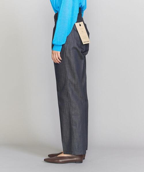 SERGE de bleu(サージ)の「<SERGE de bleu>クラシック トラウザーズ -ウォッシャブル-(その他パンツ・レディース・ネイビー・38/36)」の4枚目の写真