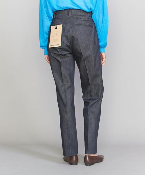 SERGE de bleu(サージ)の「<SERGE de bleu>クラシック トラウザーズ -ウォッシャブル-(その他パンツ・レディース・ネイビー・38/36)」の5枚目の写真