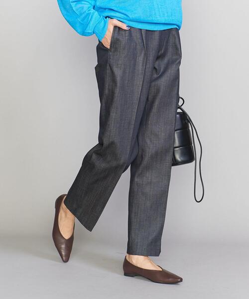 SERGE de bleu(サージ)の「<SERGE de bleu>クラシック トラウザーズ -ウォッシャブル-(その他パンツ・レディース・ネイビー・38/36)」の6枚目の写真