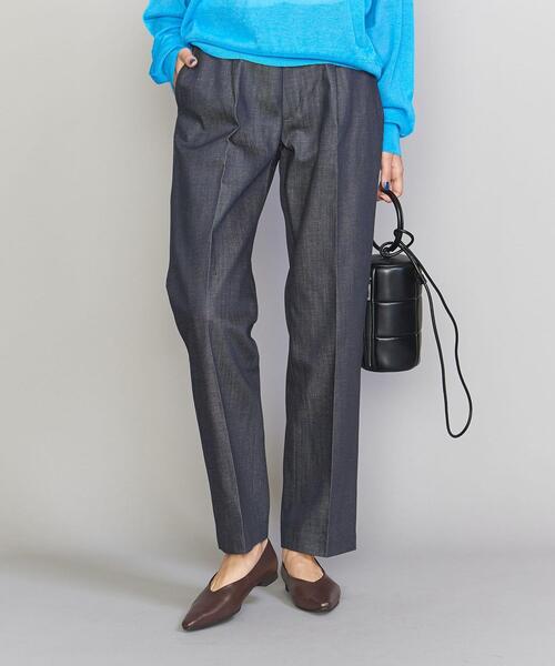 SERGE de bleu(サージ)の「<SERGE de bleu>クラシック トラウザーズ -ウォッシャブル-(その他パンツ・レディース・ネイビー・38/36)」の7枚目の写真