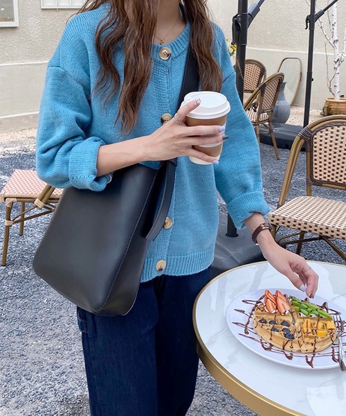 meJane（ミージェーン）の「レザーライクワイドベルトショルダーバッグ（ショルダーバッグ・レディース・ブラック/テラコッタ・FREE）」の2枚目の写真