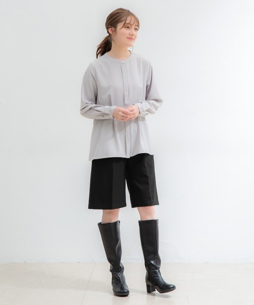 Honeys(ハニーズ)の「ウールライクハーフパンツ(その他パンツ・レディース・ライトベージュ/ブラック/ネイビー・S/L/M)」の13枚目の写真