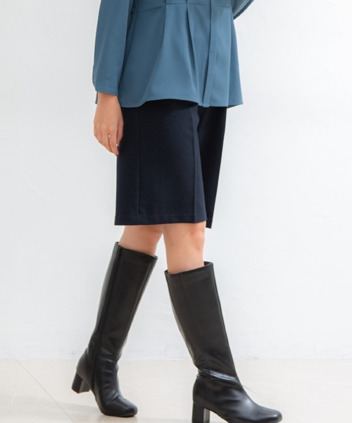 Honeys(ハニーズ)の「ウールライクハーフパンツ(その他パンツ・レディース・ライトベージュ/ブラック/ネイビー・S/L/M)」の11枚目の写真