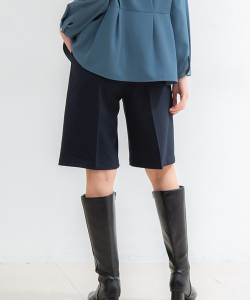 Honeys(ハニーズ)の「ウールライクハーフパンツ(その他パンツ・レディース・ライトベージュ/ブラック/ネイビー・S/L/M)」の14枚目の写真