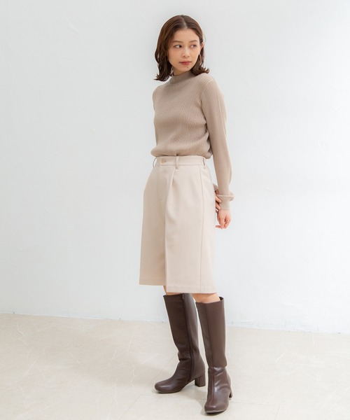 Honeys(ハニーズ)の「ウールライクハーフパンツ(その他パンツ・レディース・ライトベージュ/ブラック/ネイビー・S/L/M)」の15枚目の写真