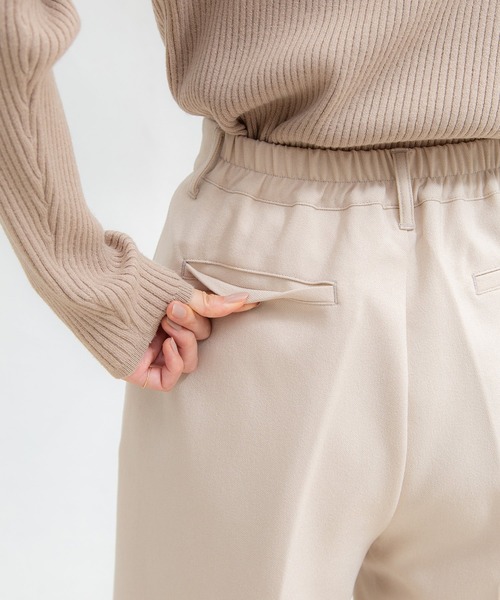 Honeys(ハニーズ)の「ウールライクハーフパンツ(その他パンツ・レディース・ライトベージュ/ブラック/ネイビー・S/L/M)」の12枚目の写真