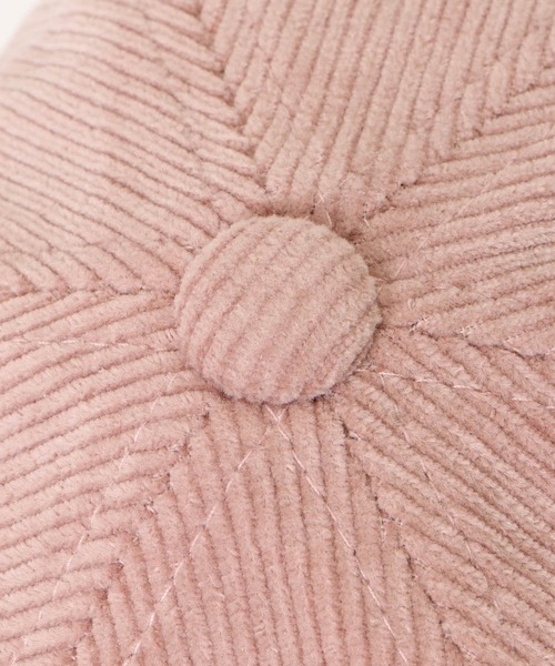 ikka（イッカ）の「コーデュロイ後ろリボンキャップ（キャップ・キッズ・ピンク・FREE）」の3枚目の写真