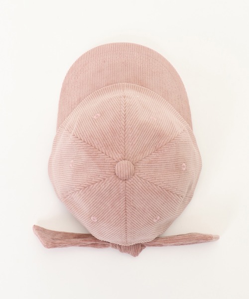 ikka（イッカ）の「コーデュロイ後ろリボンキャップ（キャップ・キッズ・ピンク・FREE）」の8枚目の写真