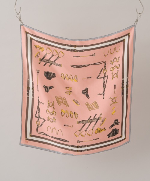 KATHARINE ROSS（キャサリンロス）の「【KATHARINE ROSS】クラシカル馬具柄ミニスカーフ WEB限定（バンダナ/スカーフ・レディース・ピンク/ミント/イエロー/アイボリー・MEDIUM）」の20枚目の写真