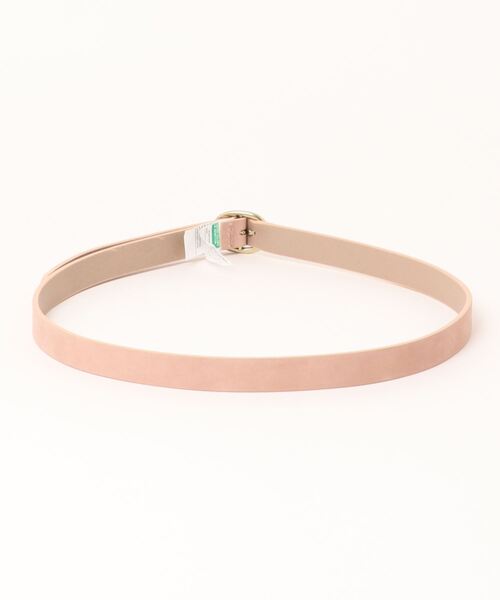 BENETTON (UNITED COLORS OF BENETTON)(ベネトンユナイテッドカラーズオブベネトン)の「イタリア製オーバルバックルスエードレザー細ベルト(ベルト・レディース・ベージュ/ブルー系その他/ブラック・LARGE/MEDIUM/SMALL)」の6枚目の写真