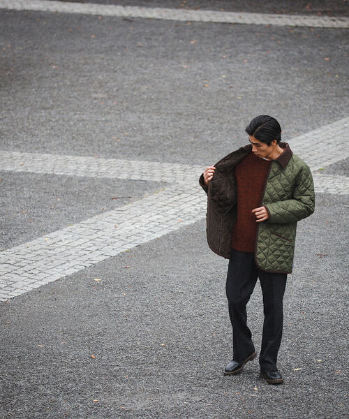 Traditional Weatherwear（トラディショナルウェザーウェア）の「Traditional Weatherwear × BEAMS / 別注 WAVERLY（ブルゾン・メンズ・ネイビー/オリーブ/ブラック・38/40/36/44/42）」の5枚目の写真