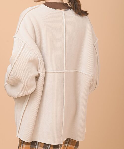 rps(アールピーエス)の「リバーシブルショートコート(その他アウター・レディース・ベージュ/アイボリー/キャメル・M)」の10枚目の写真