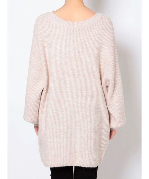 LAGUNAMOON(ラグナムーン)の「【WEB限定】2WAYオーバーニット(カーディガン/ボレロ・レディース・ホワイト/ピンク/オリーブ・FREE)」の6枚目の写真