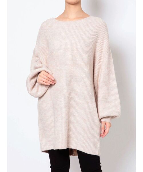 LAGUNAMOON(ラグナムーン)の「【WEB限定】2WAYオーバーニット(カーディガン/ボレロ・レディース・ホワイト/ピンク/オリーブ・FREE)」の10枚目の写真