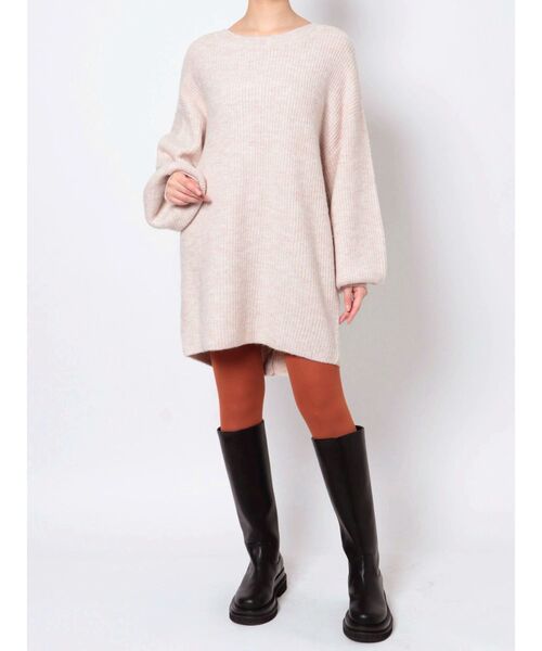 LAGUNAMOON(ラグナムーン)の「【WEB限定】2WAYオーバーニット(カーディガン/ボレロ・レディース・ホワイト/ピンク/オリーブ・FREE)」の12枚目の写真