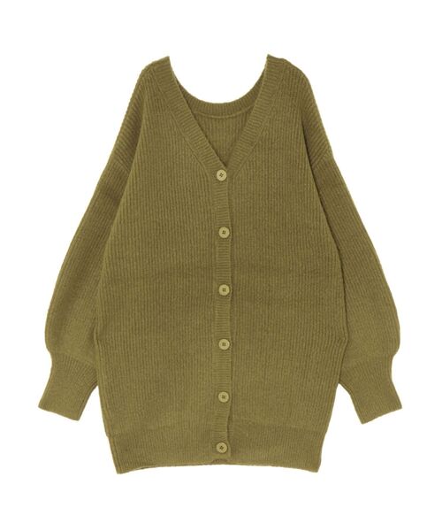 LAGUNAMOON(ラグナムーン)の「【WEB限定】2WAYオーバーニット(カーディガン/ボレロ・レディース・ホワイト/ピンク/オリーブ・FREE)」の17枚目の写真