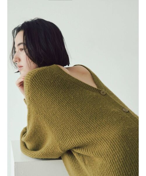 LAGUNAMOON(ラグナムーン)の「【WEB限定】2WAYオーバーニット(カーディガン/ボレロ・レディース・ホワイト/ピンク/オリーブ・FREE)」の20枚目の写真