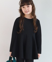coca（coca） | キッズ エンボス加工プリーツフレアトップス(Tシャツ/カットソー)
