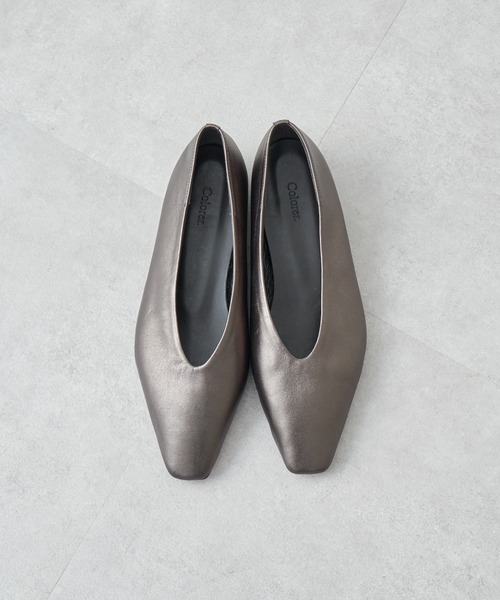 BEARDSLEY(ビアズリー)の「【Colorer./クロレ】フラットパンプス:すぐにお届け!made in JAPAN 履きやすさに感動(パンプス・レディース・ブラウン/シルバー・22.5/23/23.5/24/24.5)」の18枚目の写真